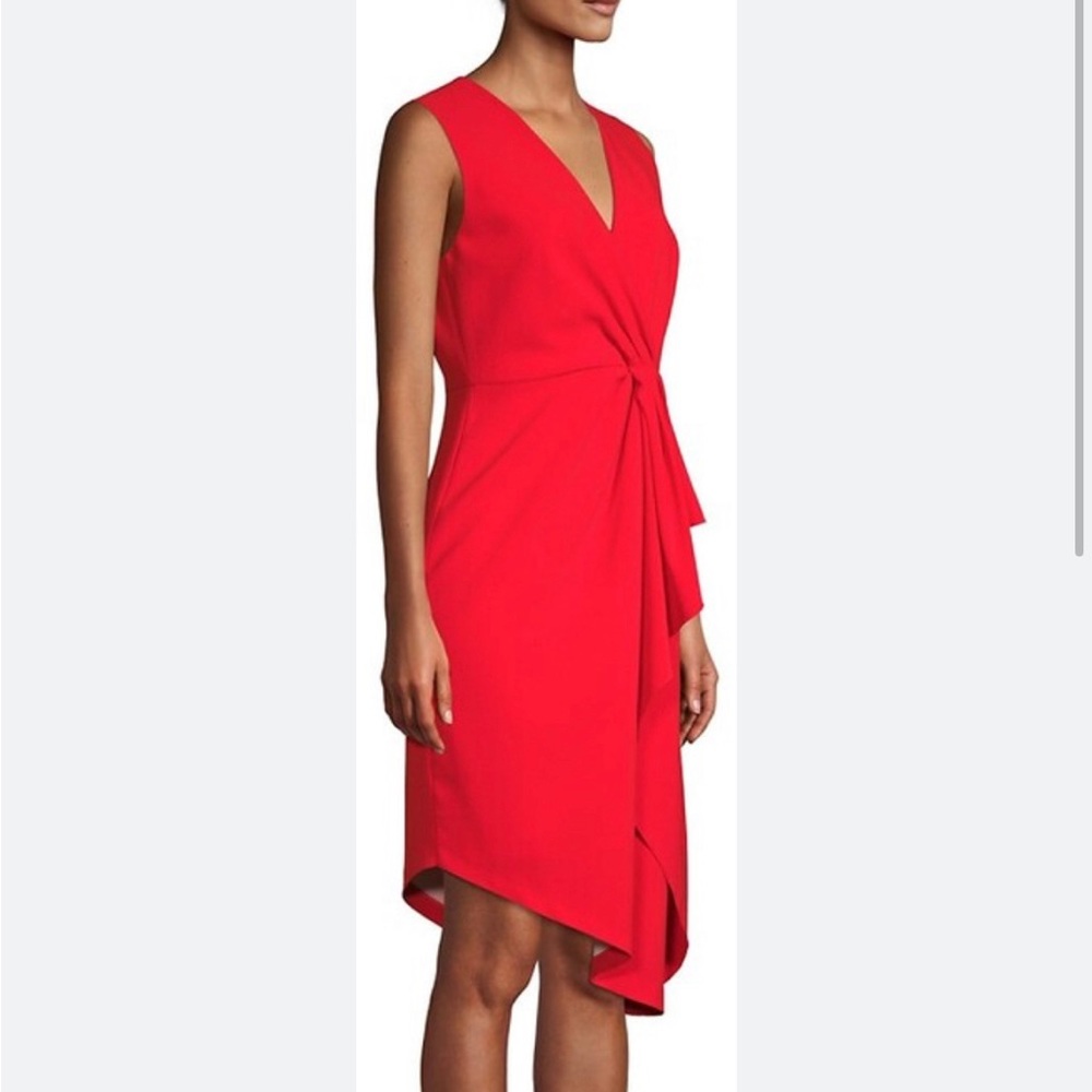 NWT Elie Tahari Adrianne Asymmetrical Sheath Dress - Picture 3 of 9